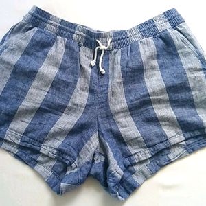 Women's cotton linen shorts